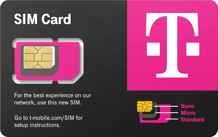 T-Mobile R15 Blank Spare SIM Card