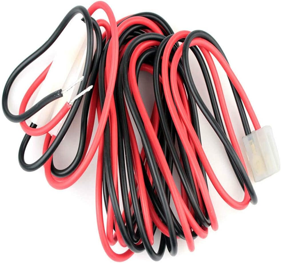 T-Shape DC Power Cable 9.8 ft for Yaesu and Kenwood Mobile Radio