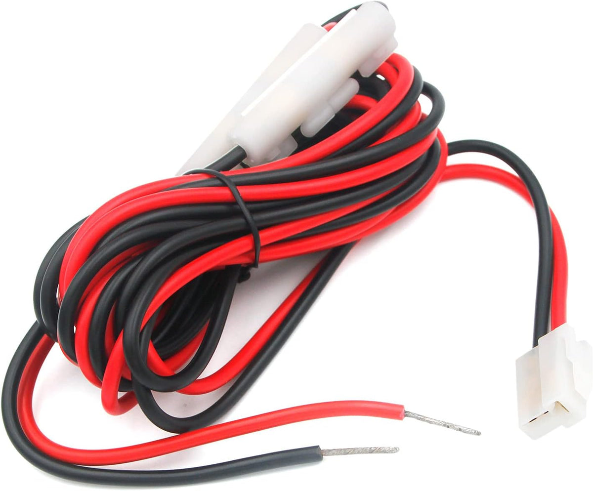 T-Shape DC Power Cable 9.8 ft for Yaesu and Kenwood Mobile Radio