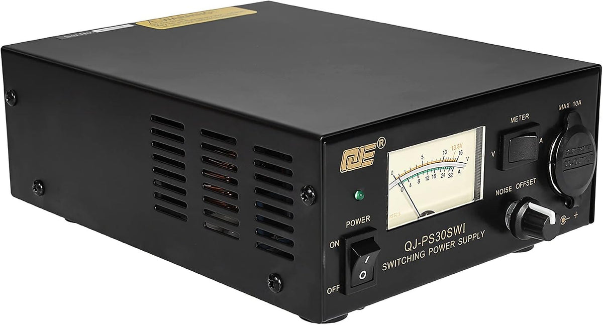 Compact Ham Radio Power Supply 30A DC 13.8V Fixed Output