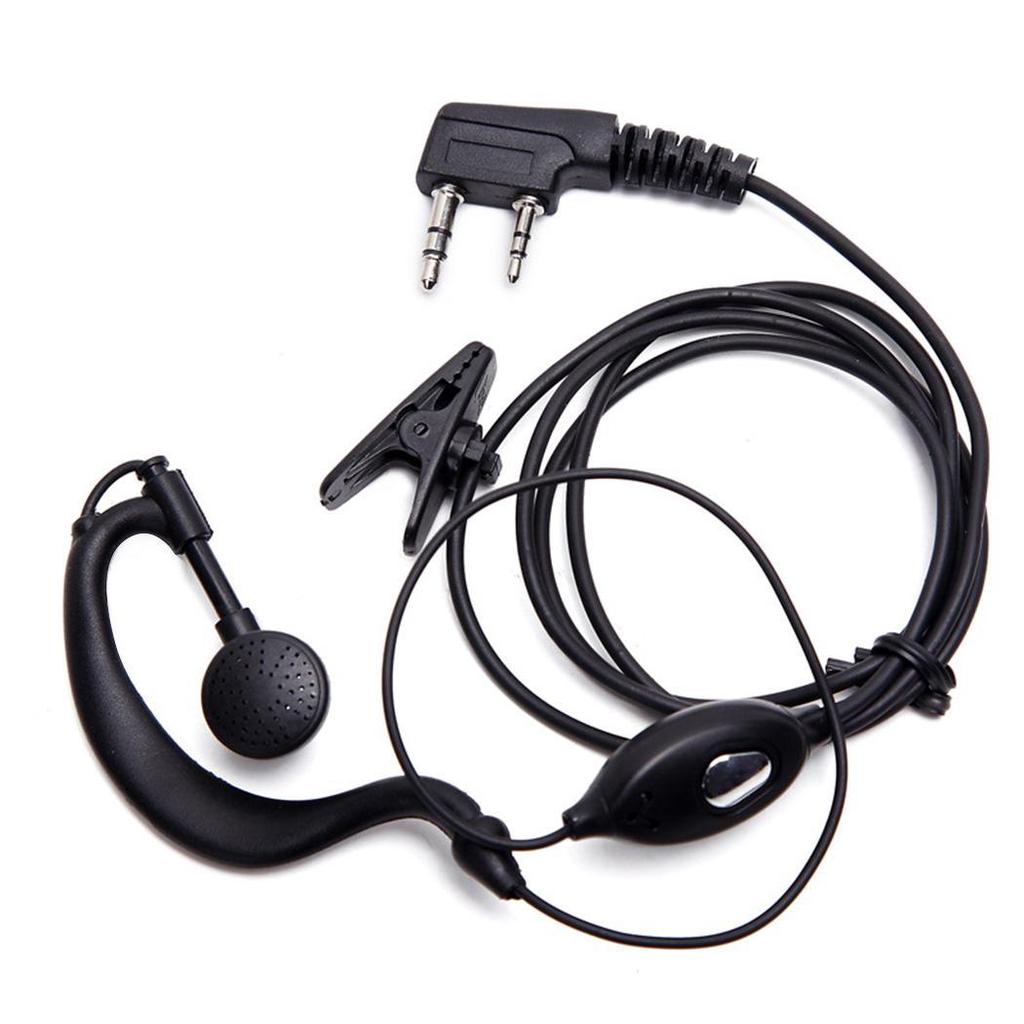 High-Quality K-Port Earpiece Microphone for Two-Way Radios Clear Communication image 0