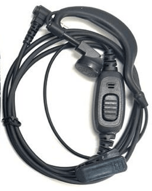Premium 3.5mm 3-Stripe Earpiece Microphone Headset for Clear Radio Communicatio image 0