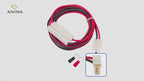 T-Shape DC Power Cable 9.8 ft for Yaesu and Kenwood Mobile Radio
