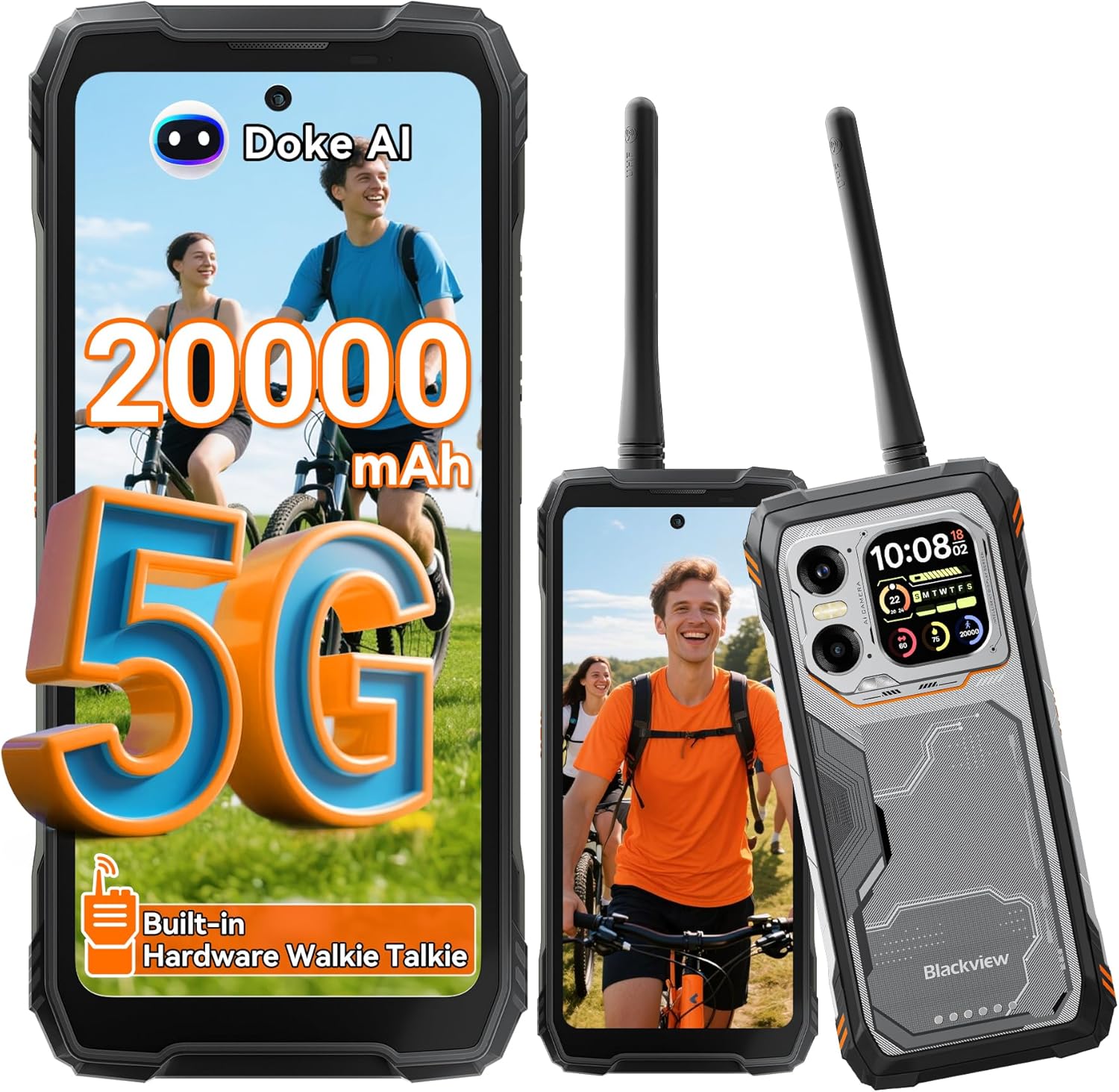 Blackview XPLORE 1 Walkie Talkie / Smartphone with T-MOBILE UNLIMITED PLAN